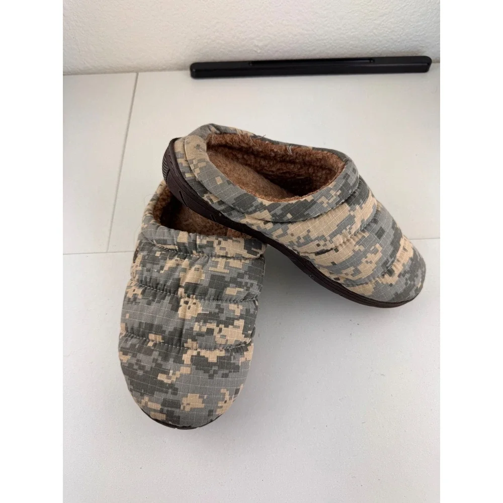 Ariat Kids XL Size 7 8 Crius Camo‎ Padded Sherpa Lined Clog Slippers